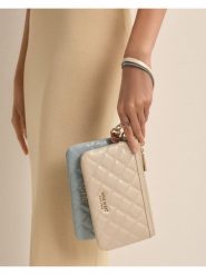 Nine West Torebka LILLA1 Beżowy. Brązowe torebki klasyczne damskie Nine West, bez wzorów, ze skóry, wizytowe, bez kołnierzyka, bez ramiączek. Za 99.99 zł.