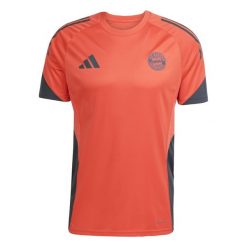 Koszulka treningowa Bayern Monachium 2025/26. Brązowe t-shirty sportowe męskie Adidas, m, z materiału, bez ramiączek, na fitness i siłownię. Za 261.09 zł.