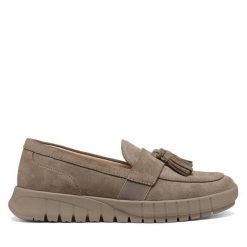 Mokasyny Geox. Brązowe mokasyny damskie Geox. Za 549.99 zł.