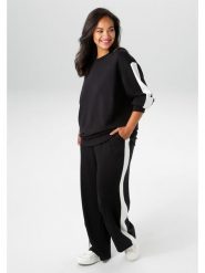 Aniston Bluza w kolorze czarnym rozmiar: 48. Czarne bluzy bez kaptura damskie Aniston. Za 100.28 zł.