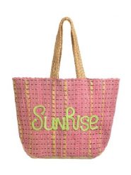 BLE Shopper bag w kolorze różowym - 60 x 40 cm rozmiar: onesize. Różowe shopper bag damskie BLE, bez wzorów, z materiału, na ramię, bez dodatków. Za 84.99 zł.
