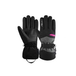 Rękawice narciarskie damskie Reusch Helena Primaloft wodoodporne softshell. Czarne kurtki softshell damskie REUSCH, bez wzorów, z softshellu, bez kaptura. Za 270.00 zł.
