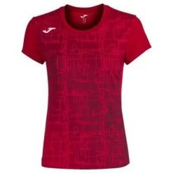 Koszulka do biegania damska Joma Elite VIII. Czerwone t-shirty damskie Joma, xs, bez wzorów, bez kołnierzyka. Za 141.00 zł.