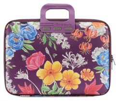 Torba Bombata Peonia 15''-16'' plum purple. Fioletowe torby na laptopa damskie Bombata, bez wzorów. Za 369.00 zł.