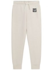 DKNY Spodnie dresowe D34A85 S Biały Regular Fit. Białe spodnie dziewczęce DKNY, z bawełny. Za 269.99 zł.