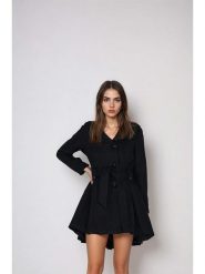 Steve Madden Płaszcz przejściowy w kolorze czarnym rozmiar: L. Czarne płaszcze damskie Steve Madden, l, bez wzorów, z tkaniny. Za 278.45 zł.