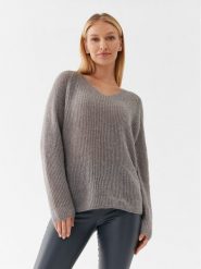 Max Mara Leisure Sweter Waser 23336608 Szary Regular Fit. Szare swetry klasyczne damskie Max Mara Leisure, l, z syntetyku, bez kołnierzyka. Za 689.99 zł.