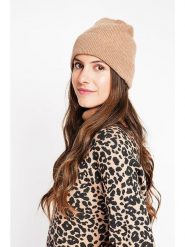 William de Faye Czapka beanie w kolorze karmelowym rozmiar: onesize. Brązowe czapki zimowe damskie William De Faye, ze splotem. Za 56.99 zł.