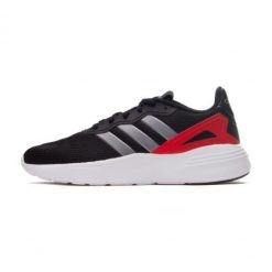 Buty adidas Nebzed M GX4284 czarne. Czarne buty sportowe na co dzień męskie z gumy, bez zapięcia. Za 417.33 zł.