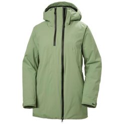 Długa kurtka narciarska damska Helly Hansen Nora. Zielone kurtki damskie Helly Hansen, bez wzorów, bez kaptura, narciarskie. Za 1,536.00 zł.