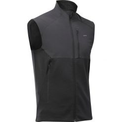 Kamizelka turystyczna męska polarowa Quechua MH500. Czarne kamizelki męskie QUECHUA, l, z elastanu. Za 139.99 zł.