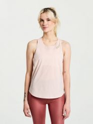Saucony Top sportowy "Pinnacle" w kolorze jasnoróżowym rozmiar: S. Różowe topy damskie Saucony, s, bez wzorów, z materiału, bez ramiączek. Za 96.60 zł.