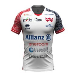 Koszulka Domowa Milan 2025/26. Niebieskie t-shirty damskie ERREA, bez wzorów, bez kołnierzyka. Za 299.50 zł.