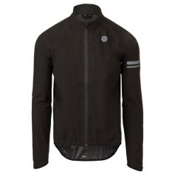 Kurtka wodoodporna Agu Essential. Czarne kurtki męskie Agu, l, bez wzorów, z materiału, bez kaptura. Za 428.25 zł.