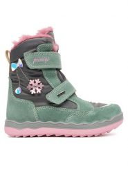 Primigi Śniegowce GORE-TEX 8883700 S Zielony. Zielone kozaki dziewczęce Primigi, bez wzorów, z gore-texu, bez obcasa. Za 389.99 zł.