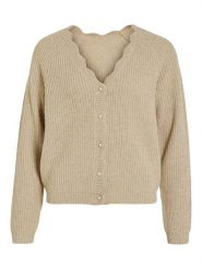 Vero Moda Kardigan w kolorze beżowym rozmiar: L. Brązowe kardigany damskie Vero Moda, l, bez wzorów, ze splotem. Za 167.28 zł.