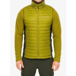 Kamizelka męska Columbia Powder Pass Hybrid Vest. Zielone kamizelki męskie Columbia, m. Za 357.49 zł.