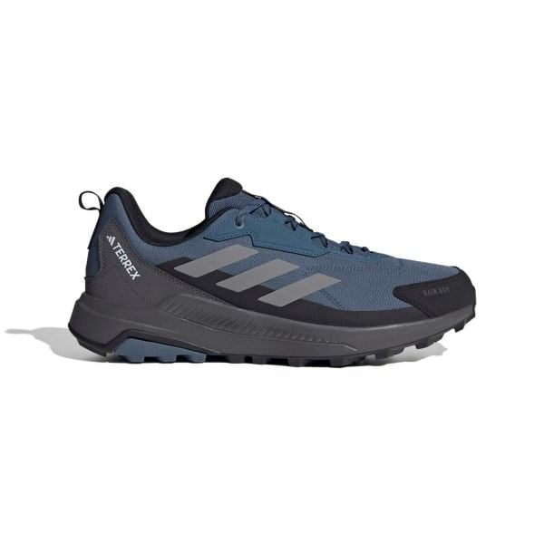 Buty trekkingowe adidas Terrex Anylander Rain.Rdy. Niebieskie buty trekkingowe męskie Adidas, z materiału, bez zapięcia, adidas terrex. Za 344.50 zł.