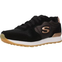 Buty do chodzenia damskie Skechers 111BLK. Czarne buty sportowe na co dzień damskie Skechers, bez wzorów, z gumy, trekkingowe. Za 288.00 zł.