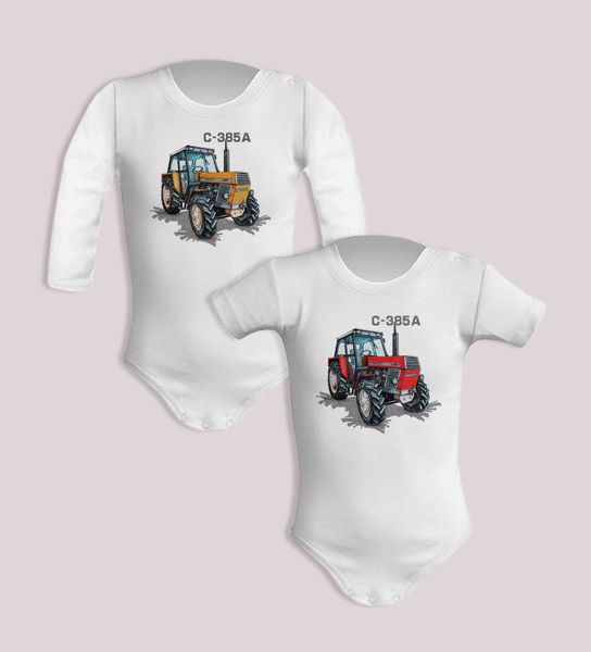 Ursus C-385A — body (Rozmiar: 12M; Długość rękawa: długi; Rodzaj nadruku: Ursus C-385A). Czerwone body niemowlęce nikiniki, bez wzorów, z bawełny, bez ramiączek. Za 59.00 zł.