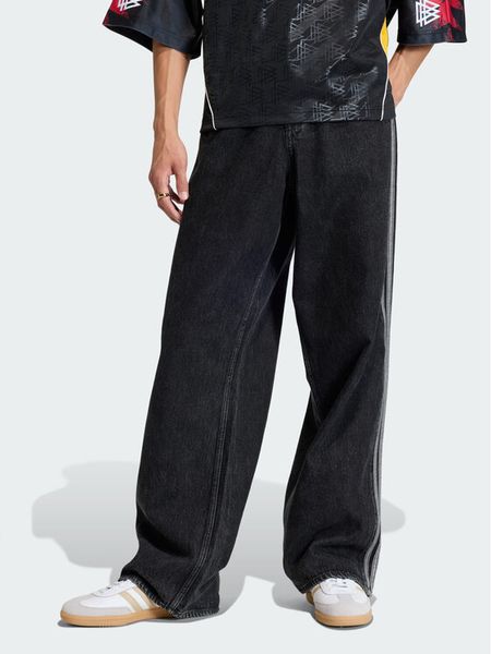 Adidas Jeansy Firebird Adicolor Denim KD1497 Czarny Loose Fit. Czarne jeansy męskie Adidas. Za 348.99 zł.