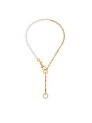 Swarovski Naszyjnik Idyllia 5742961 Złoty. Żółte naszyjniki damskie Swarovski, metalowe. Za 838.99 zł.