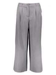 ONLY Spodnie w kolorze szarym rozmiar: 38. Szare spodnie materiałowe damskie Only, bez wzorów, z materiału, z podwyższonym stanem. Za 104.99 zł.