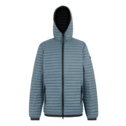 Kurtka turystyczna męska Rigain lekka. Szare kurtki męskie Regatta, m, bez wzorów, z puchu, eleganckie, bez kaptura. W wyprzedaży za 149.99 zł.