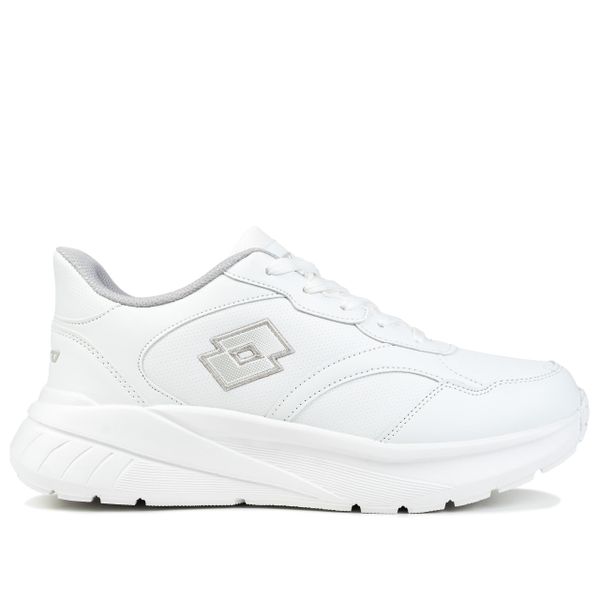Buty męskie sportowe Lotto TURNATIV OC. Białe buty sportowe na co dzień męskie Lotto, z materiału, bez zapięcia, trekkingowe. Za 138.00 zł.