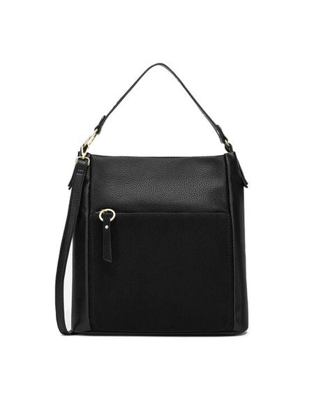 Lasocki Torebka C-LSK-K-051-06 Czarny. Czarne torebki klasyczne damskie Lasocki, bez wzorów, bez dodatków. Za 199.99 zł.