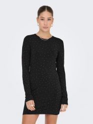 ONLY Sukienka w kolorze czarnym rozmiar: L. Czarne sukienki damskie Only, l, bez wzorów, bez kołnierzyka, bez ramiączek, mini. Za 83.03 zł.