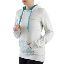 Bluza turystyczna damska Viking Laxa Bamboo z kapturem. Czarne bluzy z kapturem damskie VIKING, l, z bawełny. Za 159.90 zł.