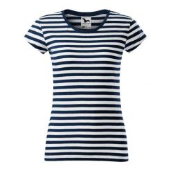 Koszulka Damska/żeglarska. Niebieskie bluzki damskie ALDER, bez wzorów, casualowe, bez kołnierzyka, bez ramiączek. Za 62.99 zł.