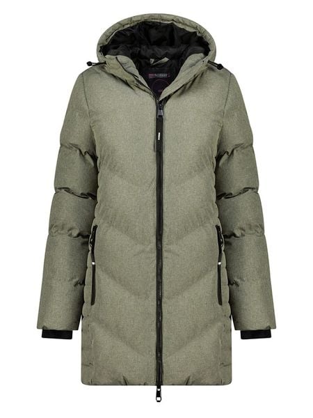 Geographical Norway Kurtka pikowana "Bisous" w kolorze khaki rozmiar: XXL. Brązowe kurtki damskie Geographical Norway, xxl, bez wzorów, bez kaptura. Za 214.95 zł.