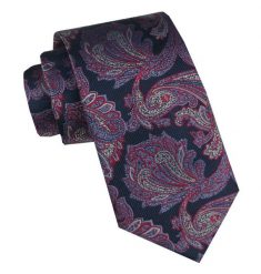 Elegancki i Modny Krawat Jedwabny - Alties - Duże Kwiaty. Krawaty i muchy męskie Alties, bez wzorów, z jedwabiu, eleganckie. Za 115.00 zł.