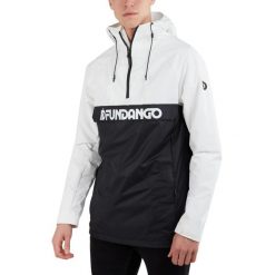 Płaszcz przeciwdeszczowy męski Fundango Salmo Logo. Białe płaszcze męskie Fundango, m, bez wzorów, sportowe. Za 459.90 zł.