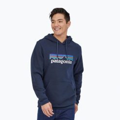 Bluza Patagonia P-6 Logo Uprisal. Niebieskie bluzy bez kaptura męskie Patagonia, m. Za 359.99 zł.