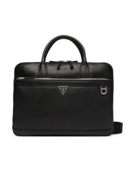 Guess Torba na laptopa HMMOSE P6147 Czarny. Czarne torby na laptopa damskie Guess, bez wzorów, ze skóry. Za 849.99 zł.