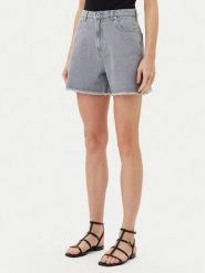 Pepe Jeans Szorty jeansowe PL801112 Szary Slim Fit. Szare szorty damskie Pepe Jeans, bez wzorów, z bawełny. Za 189.99 zł.
