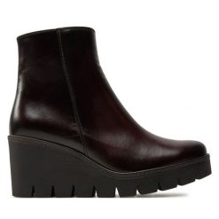 Botki Gabor. Brązowe botki damskie Gabor, bez obcasa, na koturnie, bez zapięcia. Za 759.99 zł.