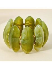 MENTHE À L'O Pozłacana bransoletka rozmiar: onesize. Zielone bransoletki damskie MENTHE À L'O, pozłacane. Za 113.10 zł.