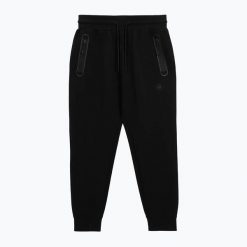 Spodnie męskie Pitbull Dogwood Track Pants. Czarne spodnie sportowe męskie PITBULL. Za 199.99 zł.