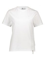 Adidas Koszulka "Adicolor" w kolorze białym rozmiar: 32. Białe bluzki damskie Adidas, bez wzorów, bez kołnierzyka, bez ramiączek. Za 41.69 zł.