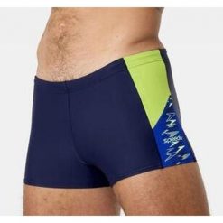 Bokserki Speedo Dive Fitness. Niebieskie kąpielówki męskie Speedo, m, bez wzorów, na fitness i siłownię. Za 139.99 zł.