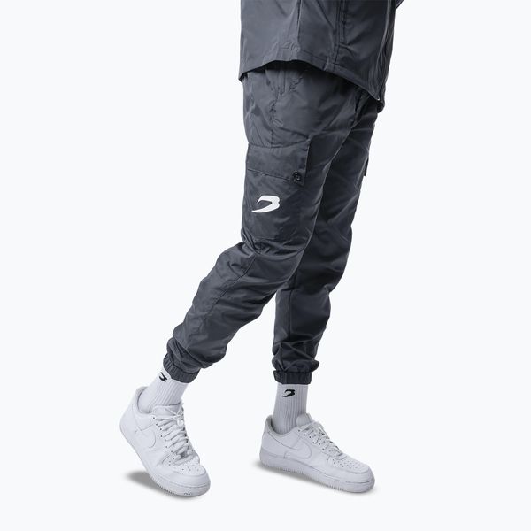 Spodnie męskie BOXRAW Dundee Cargo. Szare spodnie materiałowe męskie BOXRAW, bez wzorów, z materiału, eleganckie. Za 349.99 zł.