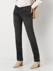 Toni Dżinsy - Regular fit - w kolorze antracytowym rozmiar: 46K. Czarne jeansy damskie Toni, z podwyższonym stanem. Za 152.99 zł.