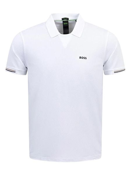 Hugo Boss Fashion Koszulka polo w kolorze białym rozmiar: L. Białe koszulki polo męskie Hugo Boss Fashion, l, bez wzorów, bez ramiączek. Za 226.10 zł.