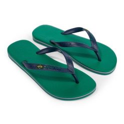 Japonki męskie Ipanema Clas Brasil II. Zielone klapki i japonki męskie Ipanema, z materiału. Za 49.99 zł.