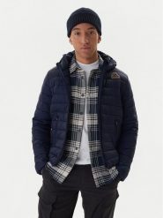 Kappa Kurtka przejściowa Logo Astrom 34243TW Granatowy Slim Fit. Niebieskie kurtki męskie Kappa, m, bez wzorów, z syntetyku, bez kaptura. Za 299.99 zł.