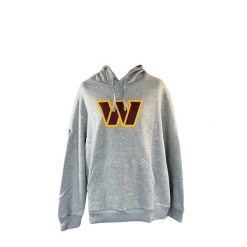Bluza z kapturem Washington Commanders NFL. Szare bluzy z kapturem męskie New Era, m, z bawełny. Za 281.45 zł.